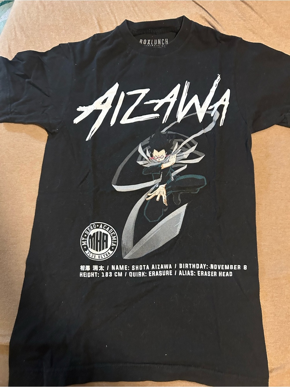 Black Aizawa Graphic Tee - Men